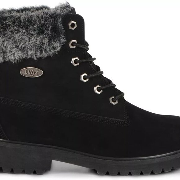 Lugz Shoes - Lugz Convoy Faux Fur 6-inch Chukka Women's Boots Black Size 8